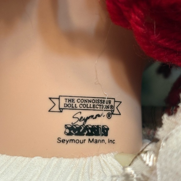 Seymour Mann Raggedy Ann Porcelain Doll Toy Collectible - Picture 8 of 10